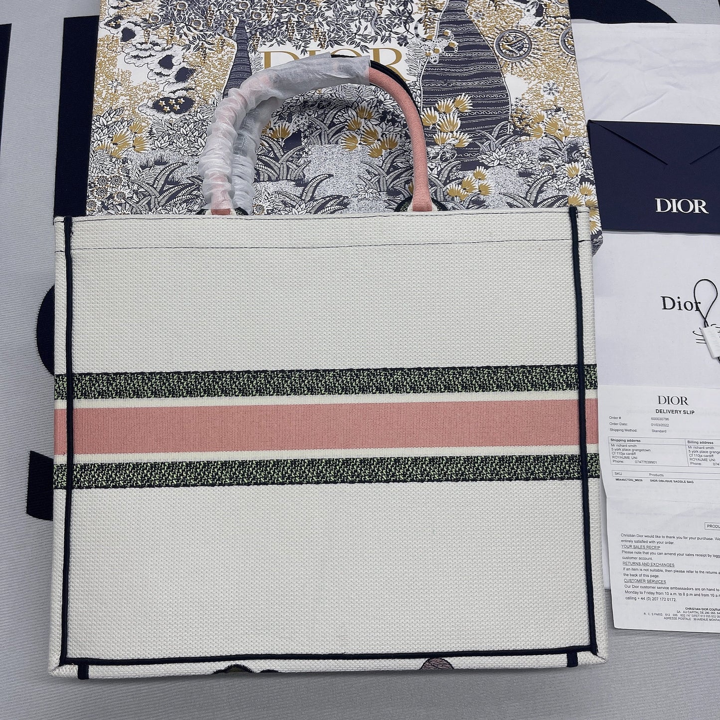 DI Large Book Tote Multicolor, For Women, Women’s Handbags 16.5in/42cm CD