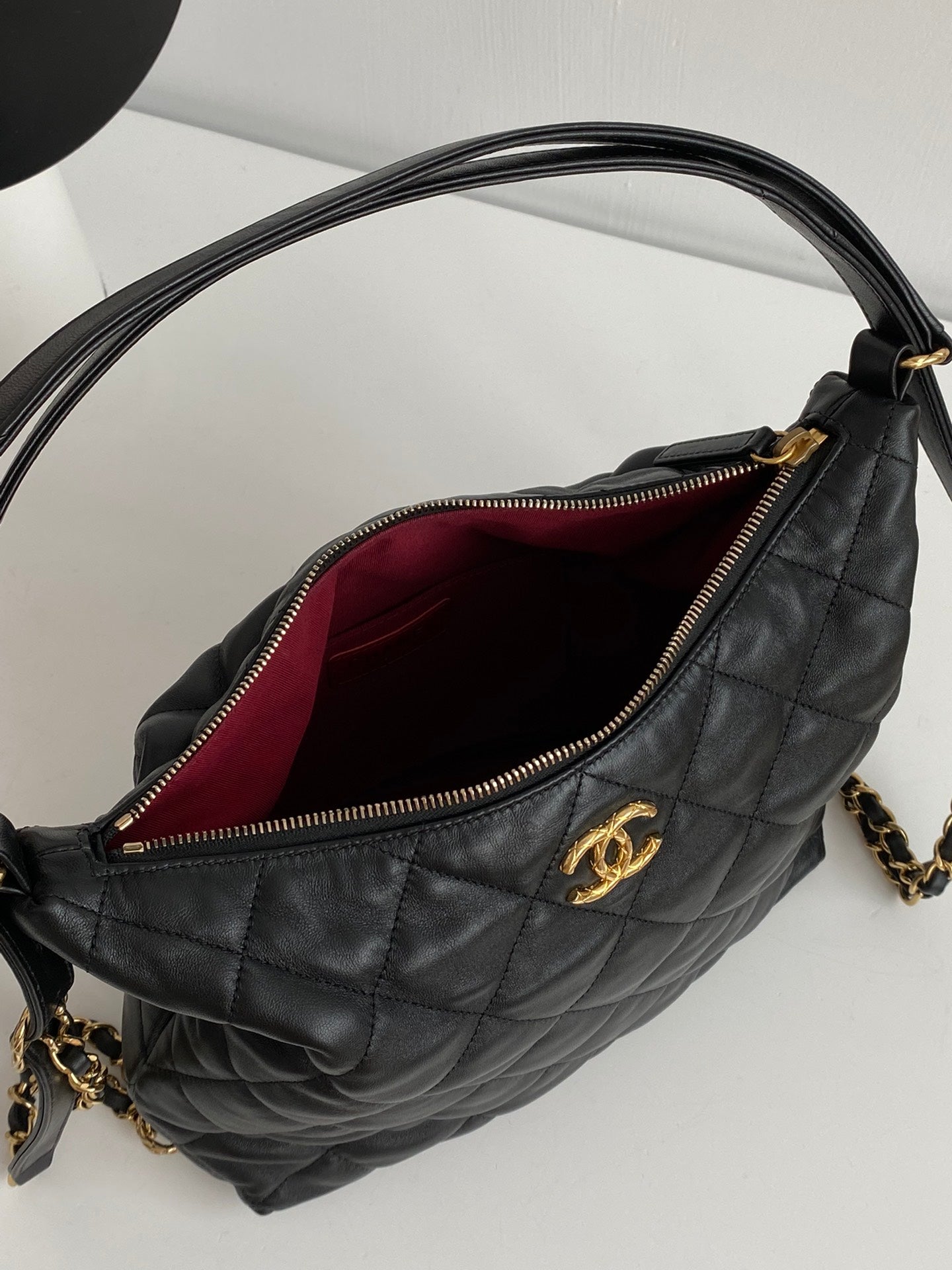ChanelMaxi Hobo Bag Black For Women, Women’s Bags 13.7in/35cm AS3488 B08857 94305