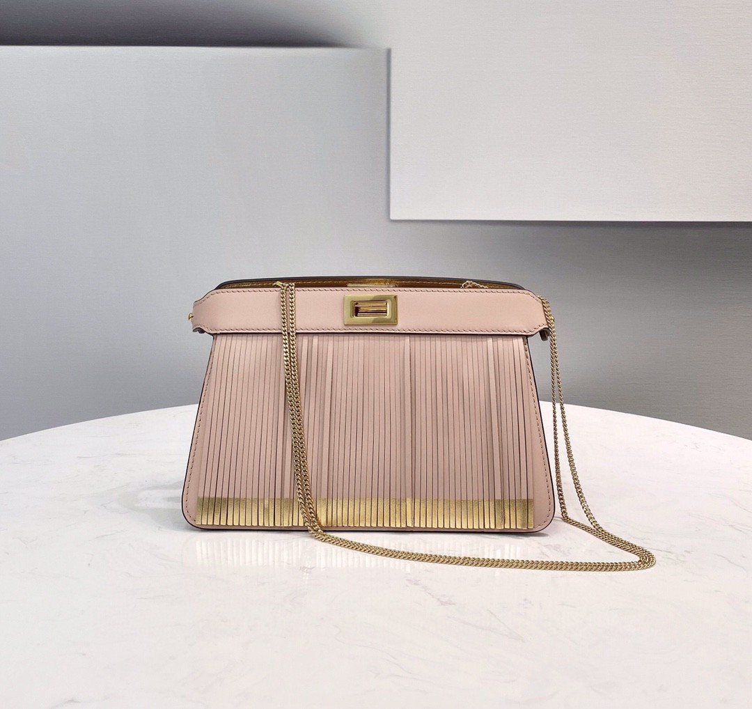 FI Peekaboo Small Iseeu Pochette Pink Bag For Woman 21cm/8in