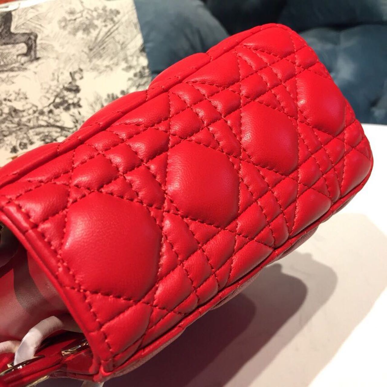DI Small Lady My ABCBag Dusty Red Cannage For Women 20cm/8in CD