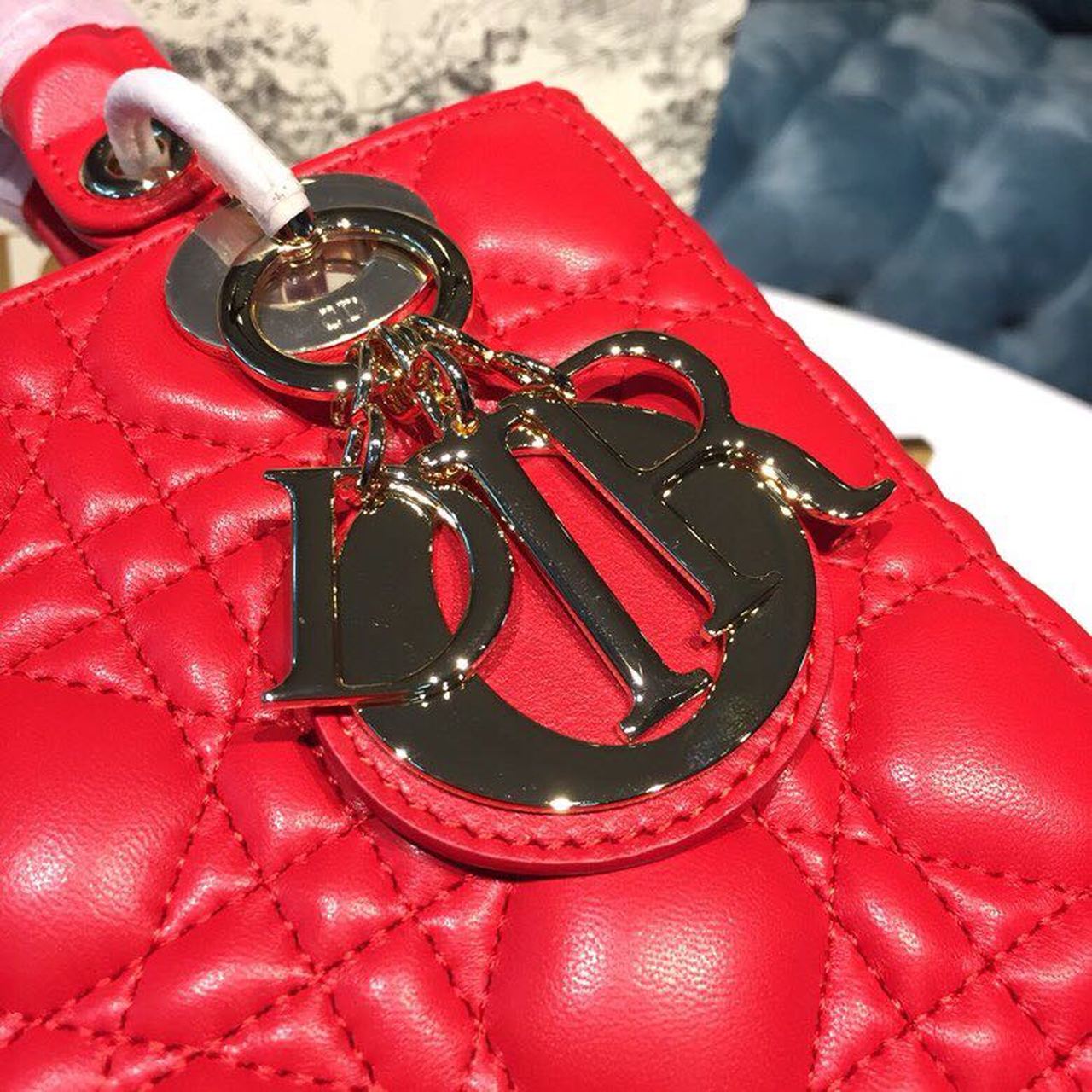 DI Small Lady My ABCBag Dusty Red Cannage For Women 20cm/8in CD