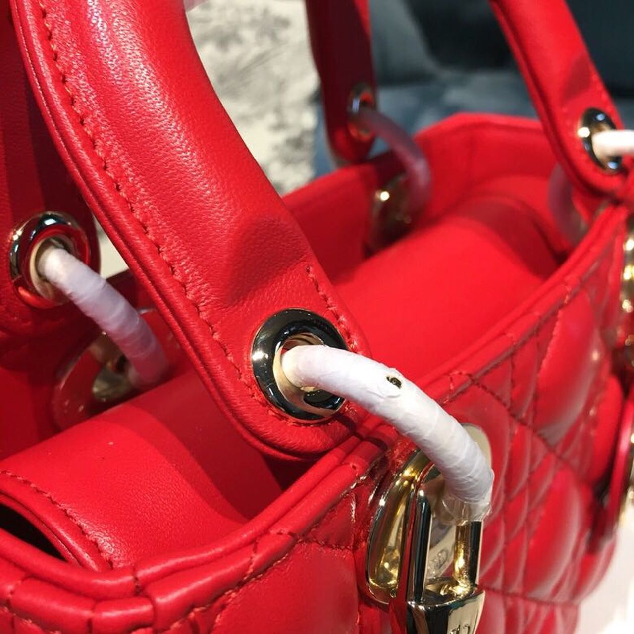 DI Small Lady My ABCBag Dusty Red Cannage For Women 20cm/8in CD