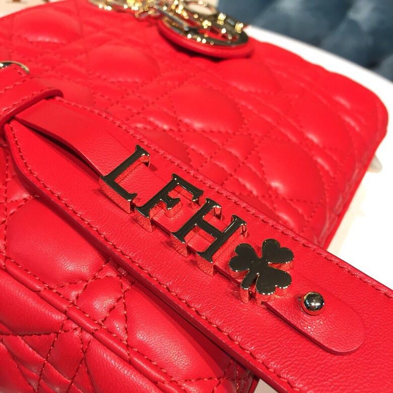 DI Small Lady My ABCBag Dusty Red Cannage For Women 20cm/8in CD