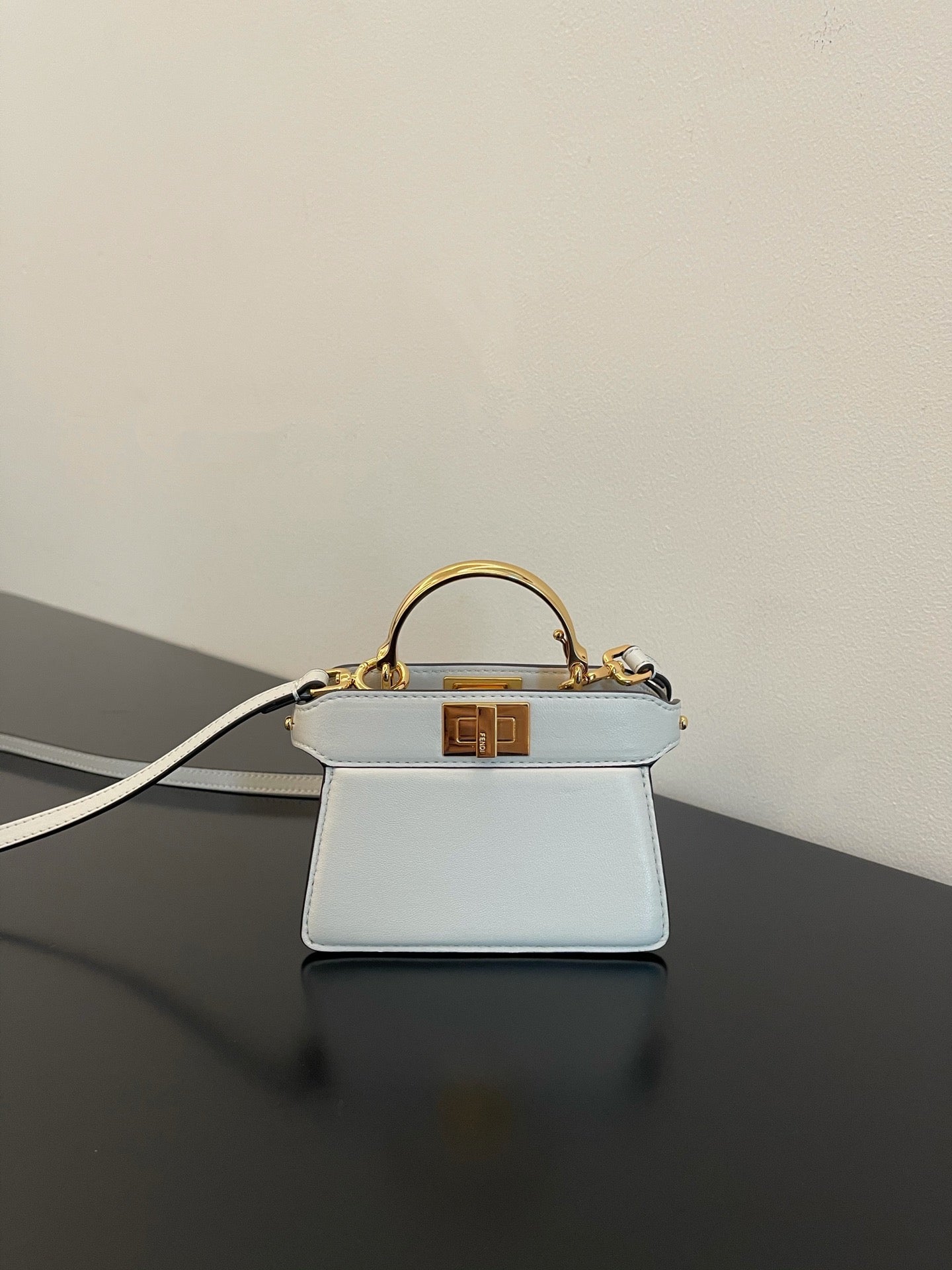 FI Peekaboo ISeeU Petite White Micro Bag For Woman 11cm/4.5in
