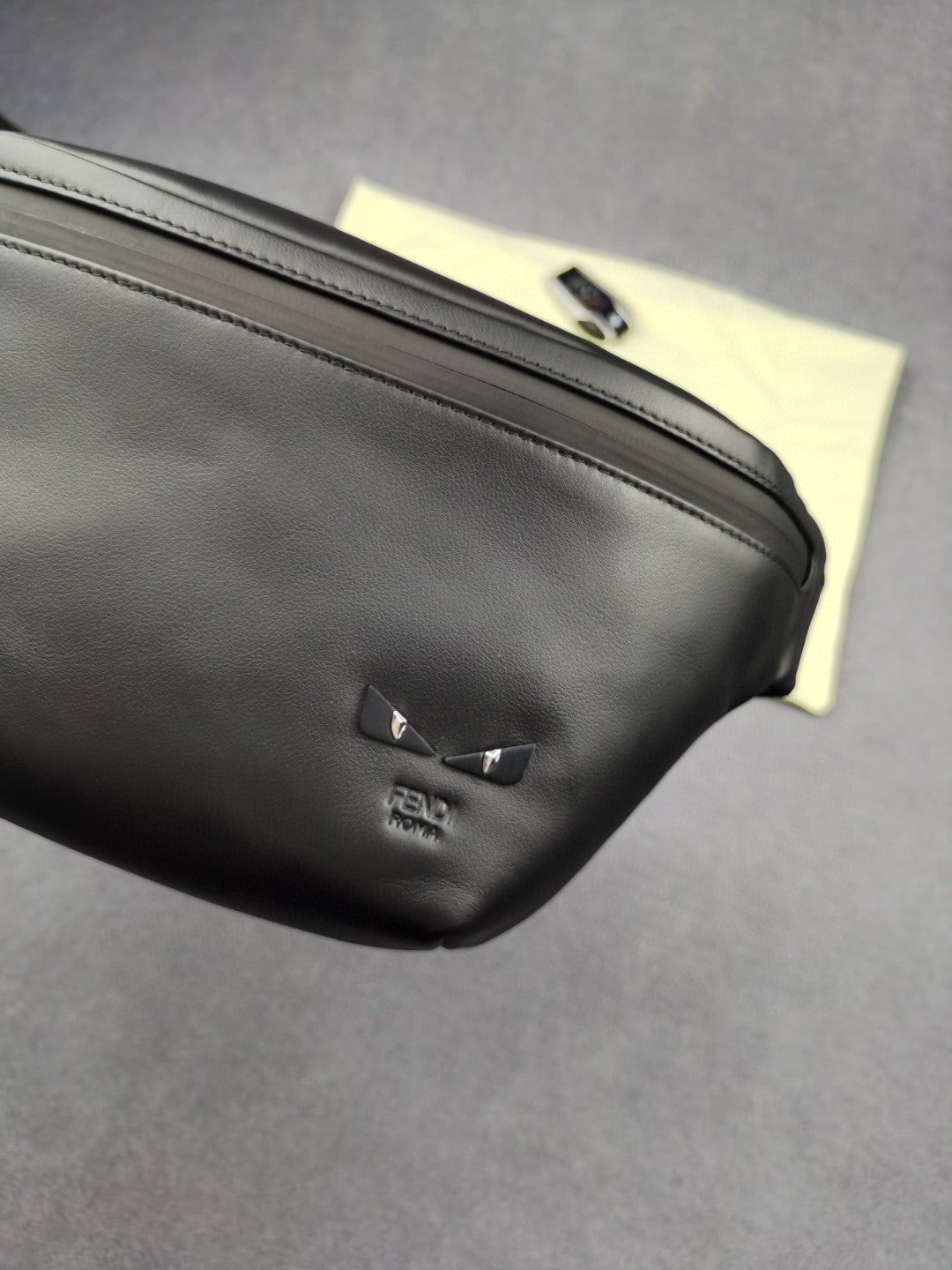 FI Little Monster Belt Bag Black For Men, Men’s Bags 7.9in/20cm FF