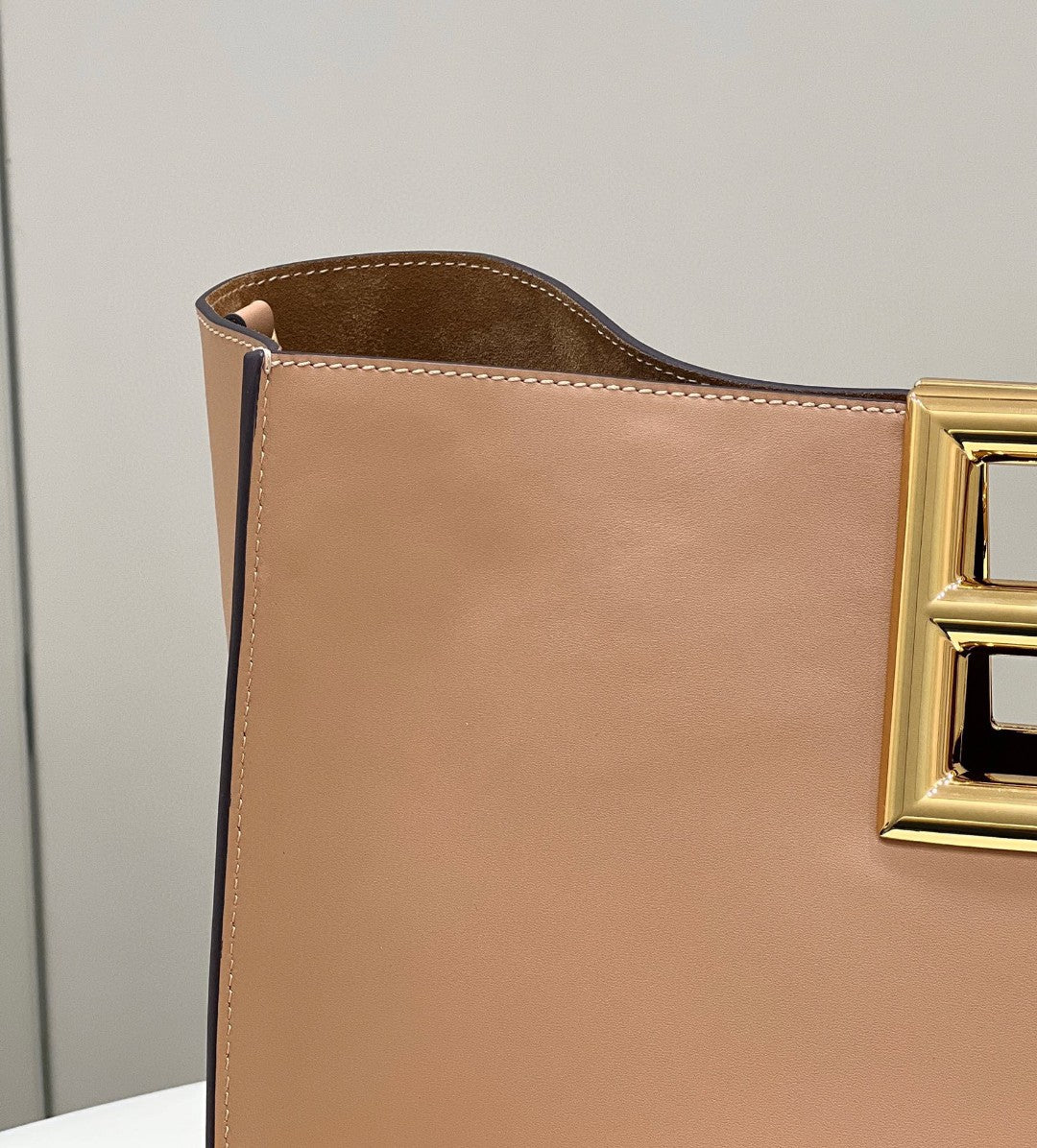 FI Way Medium Beige Bag For Woman 29.5cm/11.5in