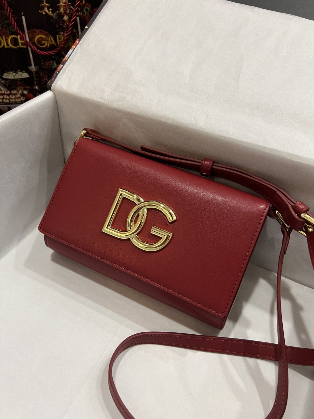 DG 3.5 Clutch Burgundy For Women 8.3in/21cm DG