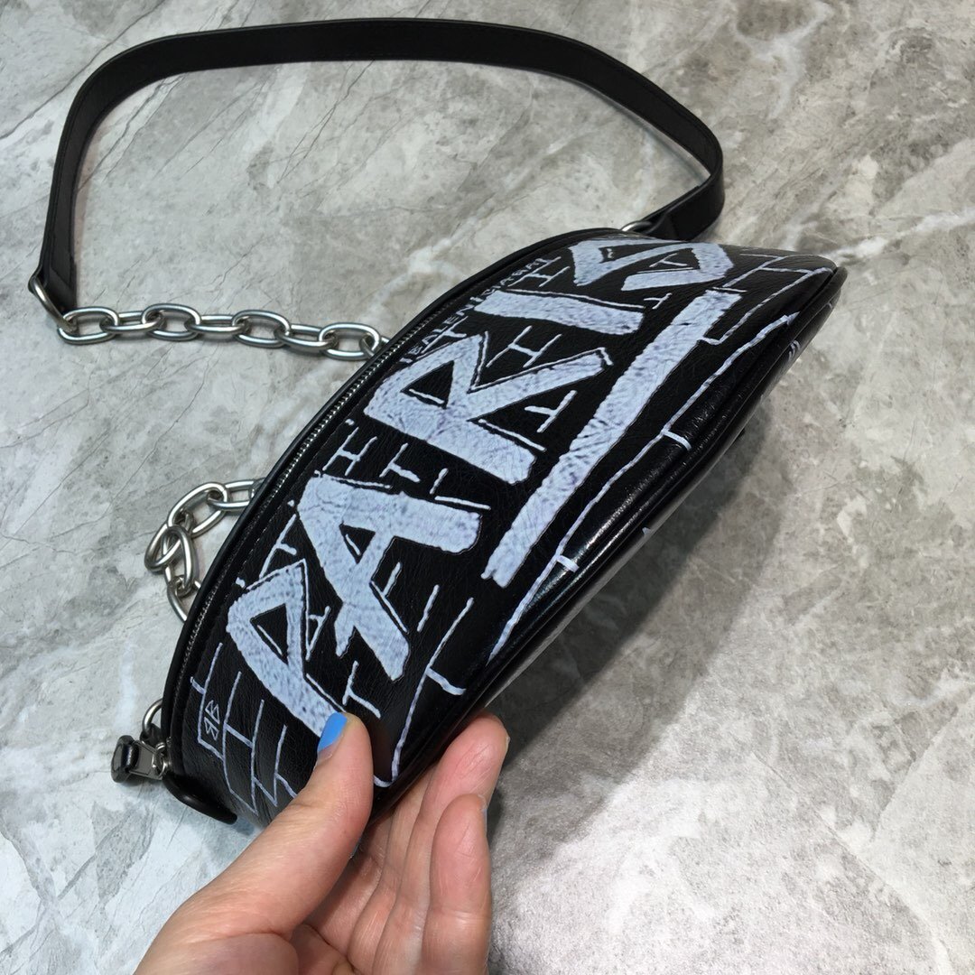 Balen Souvenir XS Belt Bag In Black, For Women, Bags 9.5in/24cm