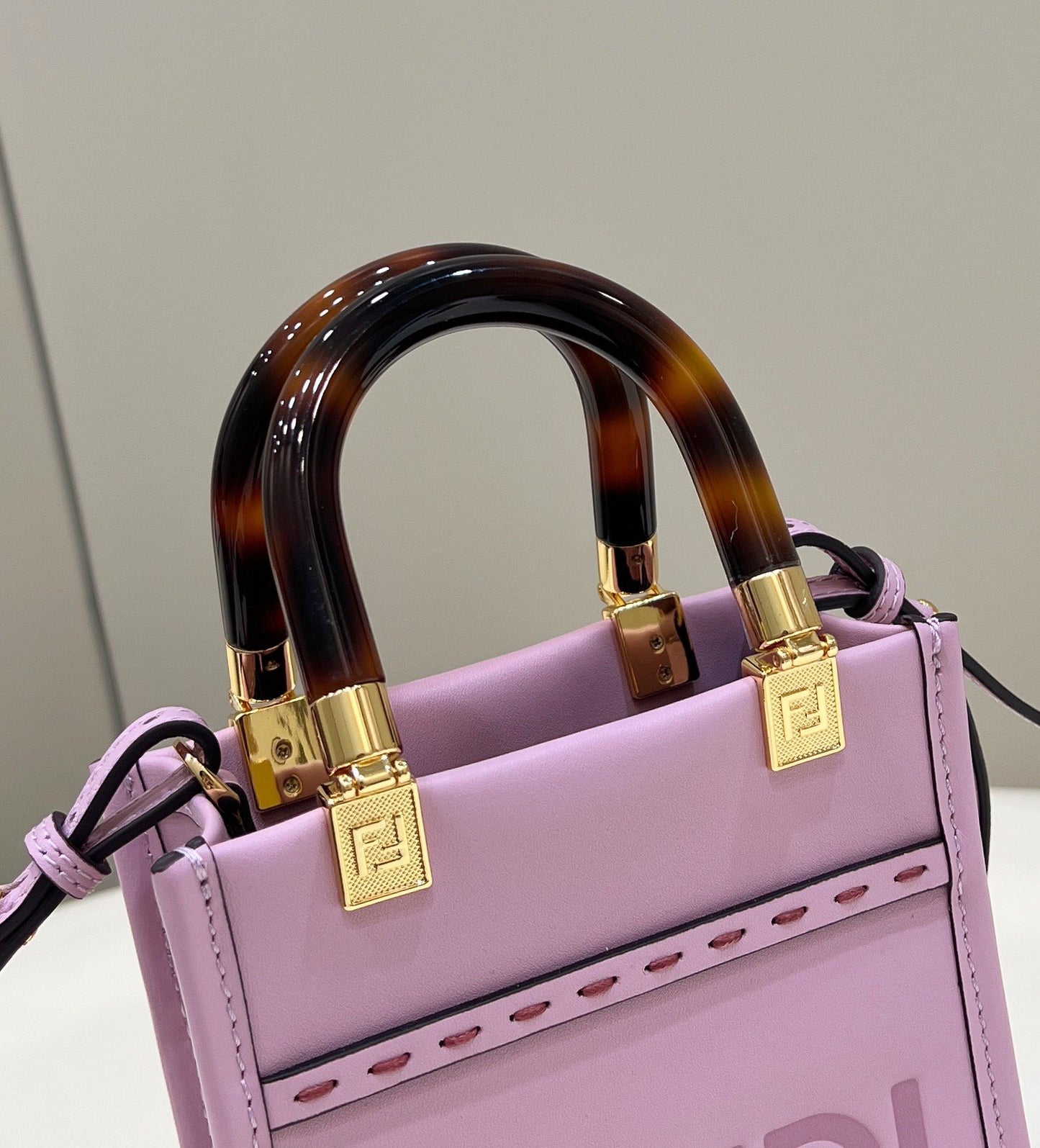FI Sunshine Shopper Lilac Mini Bag For Woman 13cm/5in