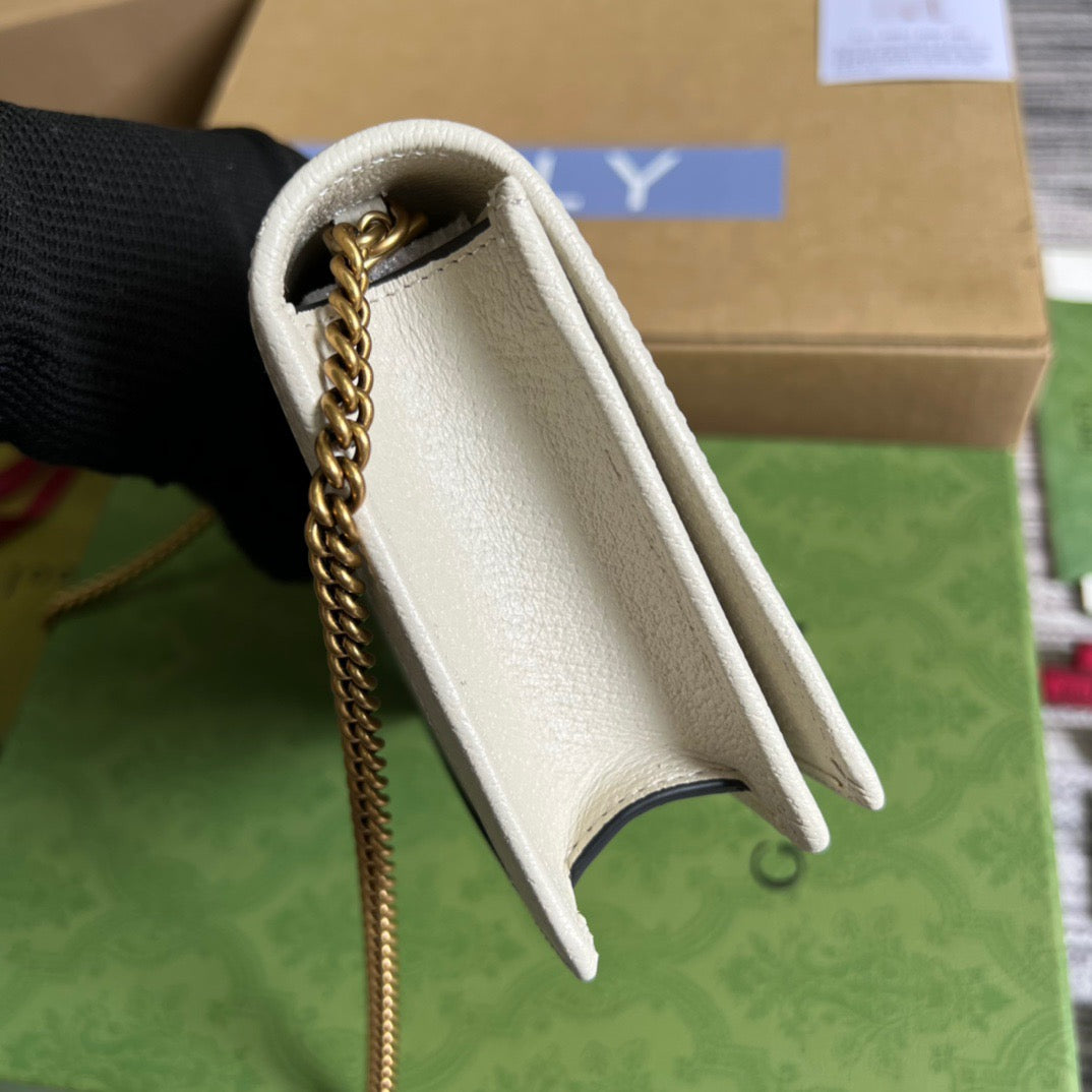 gg Diana Mini Bag With Bamboo White For Women, Women’s Bags 7.5in/19cm gg