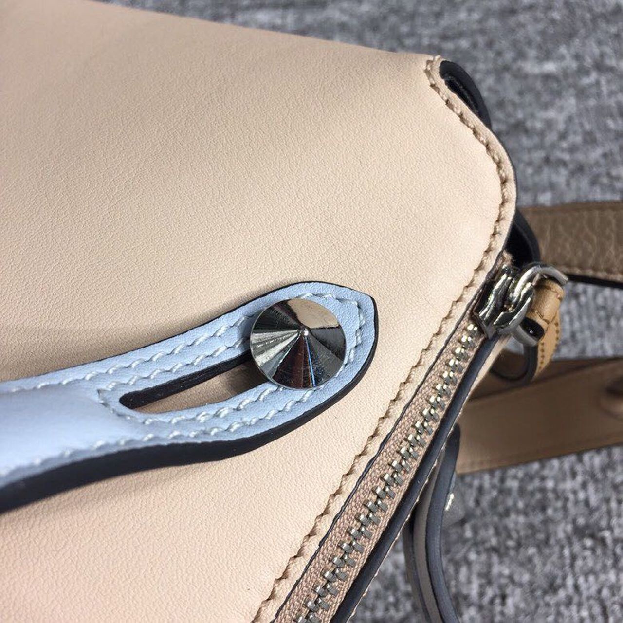FI By The Way Medium Bag Beige For Women, Women’s Handbags, Shoulder And Crossbody Bags 10.6in/27cm FF 8BL1461