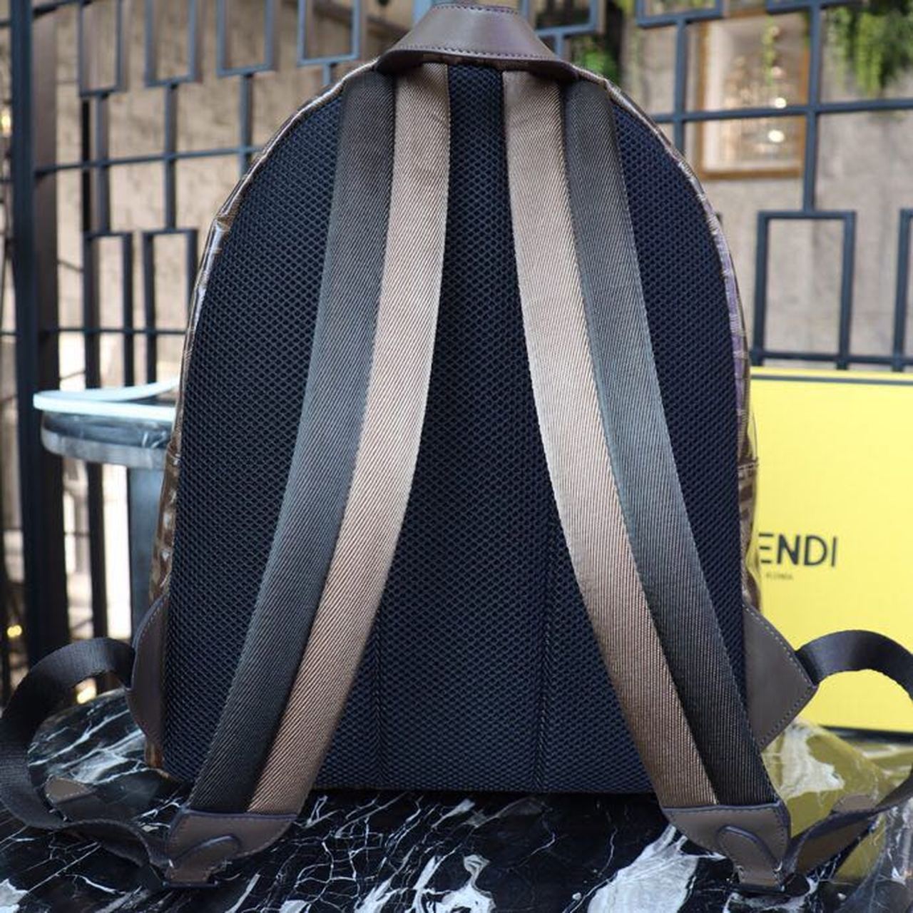 FI Mania Backpack Brown For Women/Men, Women’s/Men’s Bags 14.5in/37cm FF 7VZ042A5N7F15HG