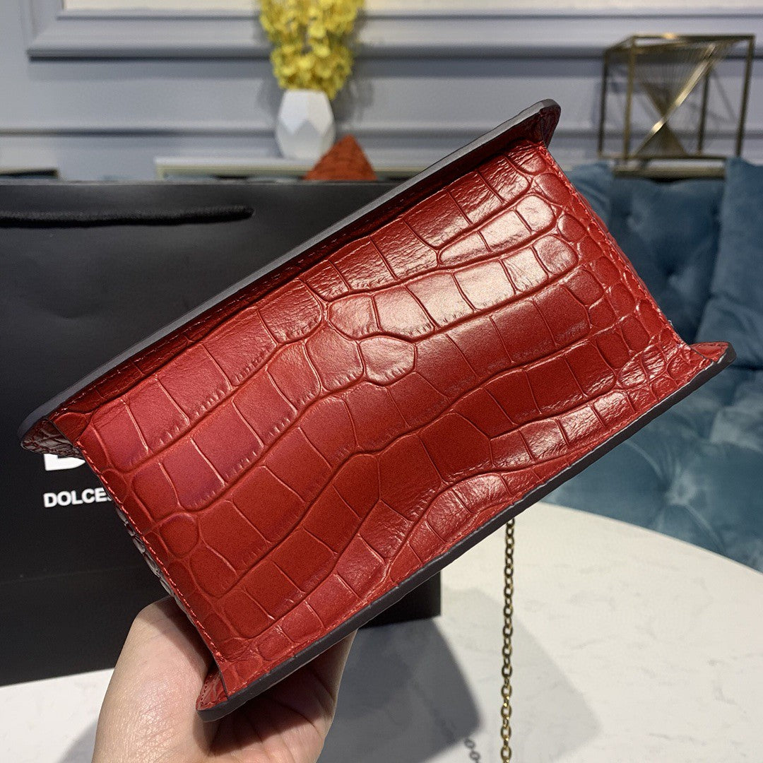 DG Small Devotion Bag Red For Women 7.5in/19cm DG