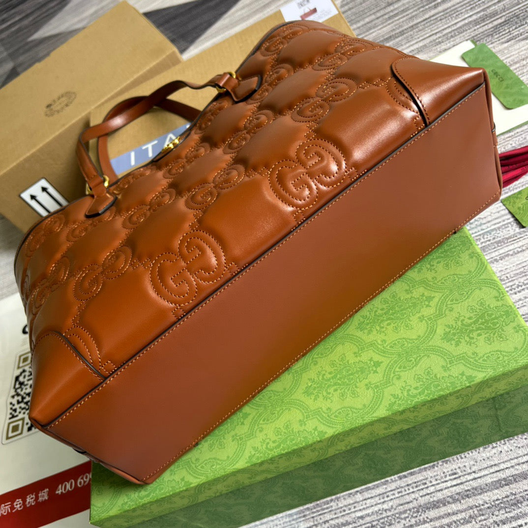 gg Medium Tote Red For Women, Women’s Bags 15in/38cm gg 631685 UM8IG 2546