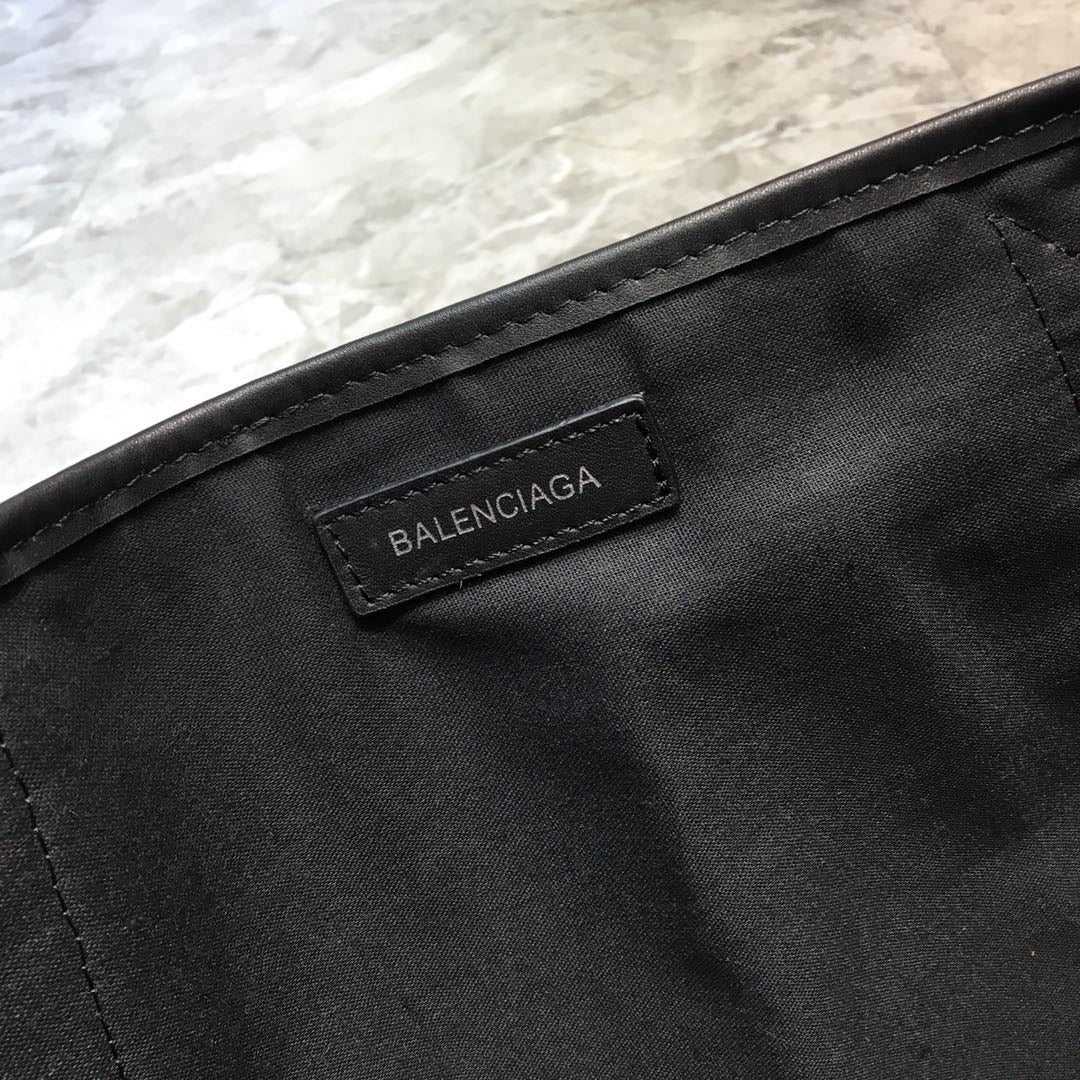 Balen Navy Medium Cabas Tote Bag In Black, For Women, Bags 14.1in/36cm