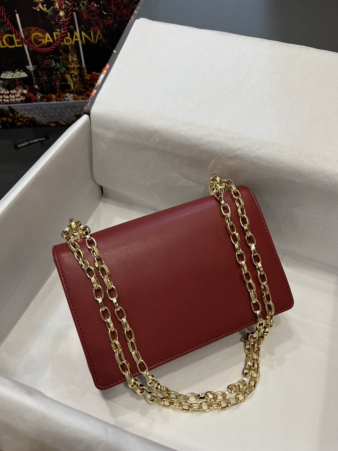 DG Nappa DG Girls Shoulder Bag Burgundy For Women 8.3in/21cm DG