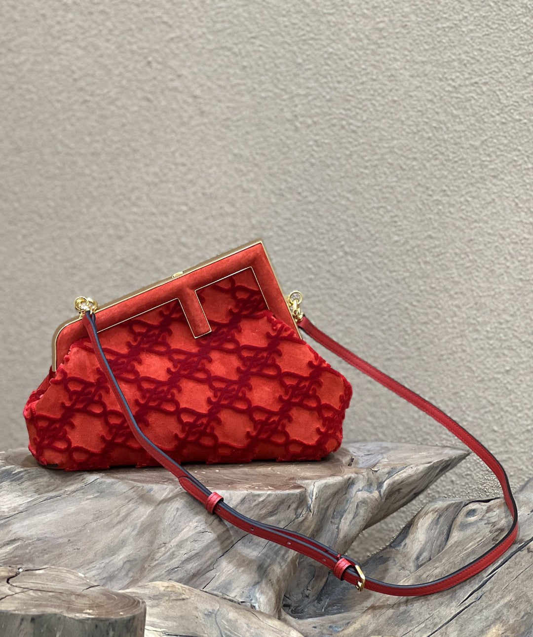 FI First Small Red Bag For Woman 26cm/10in