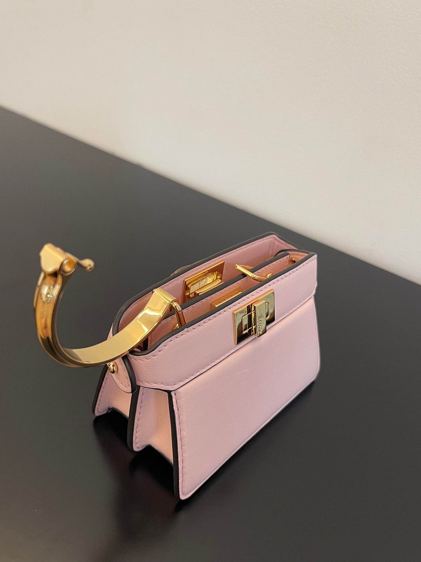 FI Peekaboo ISeeU Petite Light Pink Micro Bag For Woman 11cm/4.5in