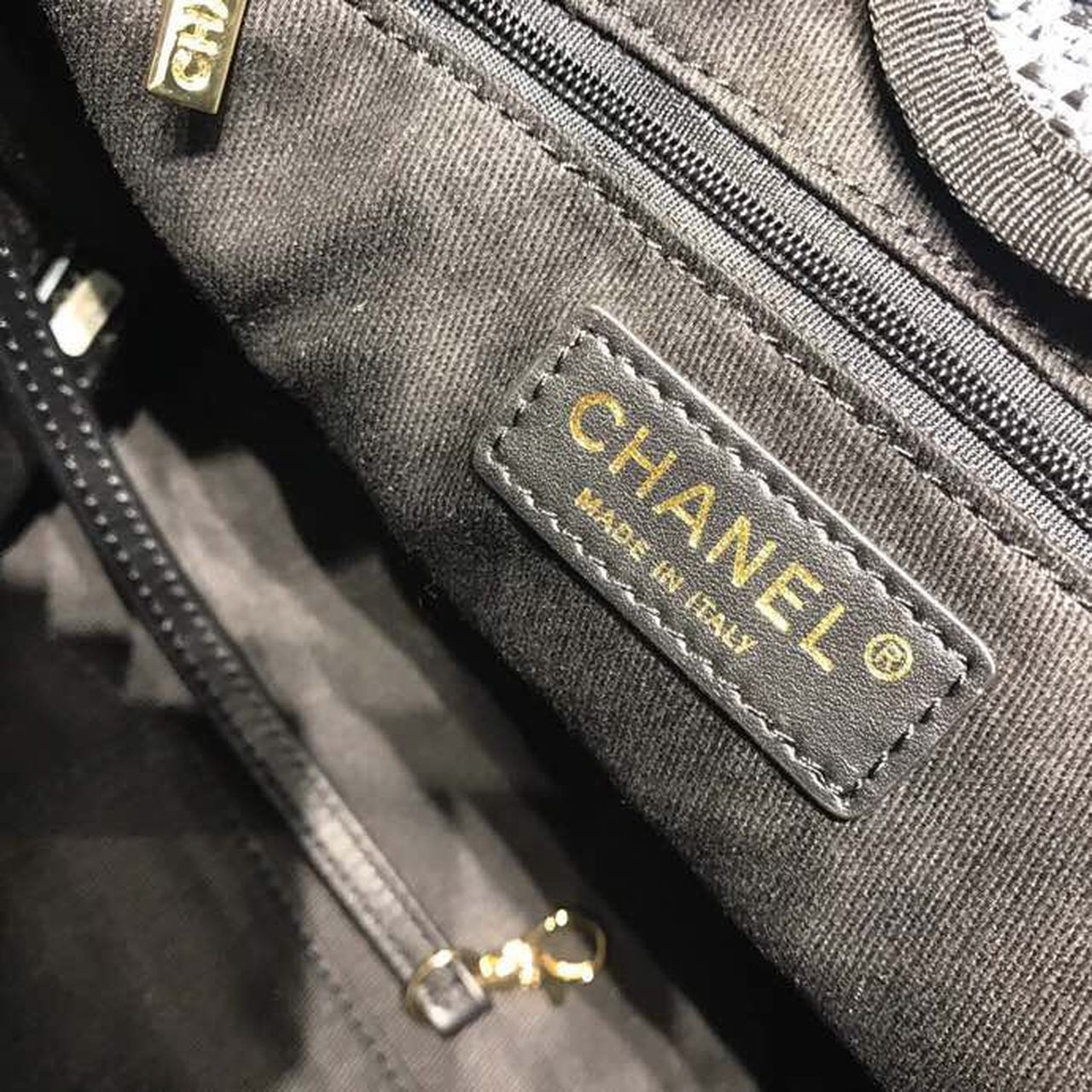 Chanel Deauville Chain Shoulder Tote Bag Dark Grey For Women, Women’s Handbags, Shoulder Bags 13.3in/34cm A66939
