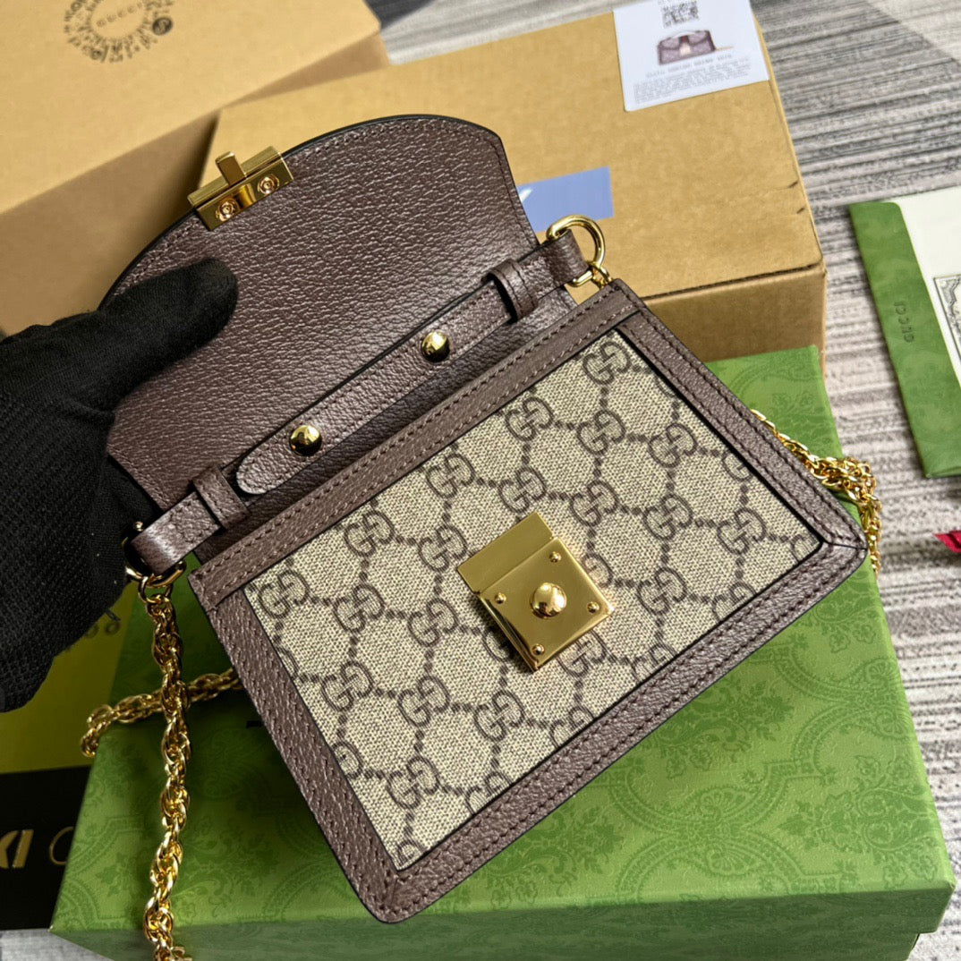 gg Ophidia gg Mini Shoulder Bag Beige For Women, Women’s Bags 6.9in/18cm gg 696180 96IWG 8745