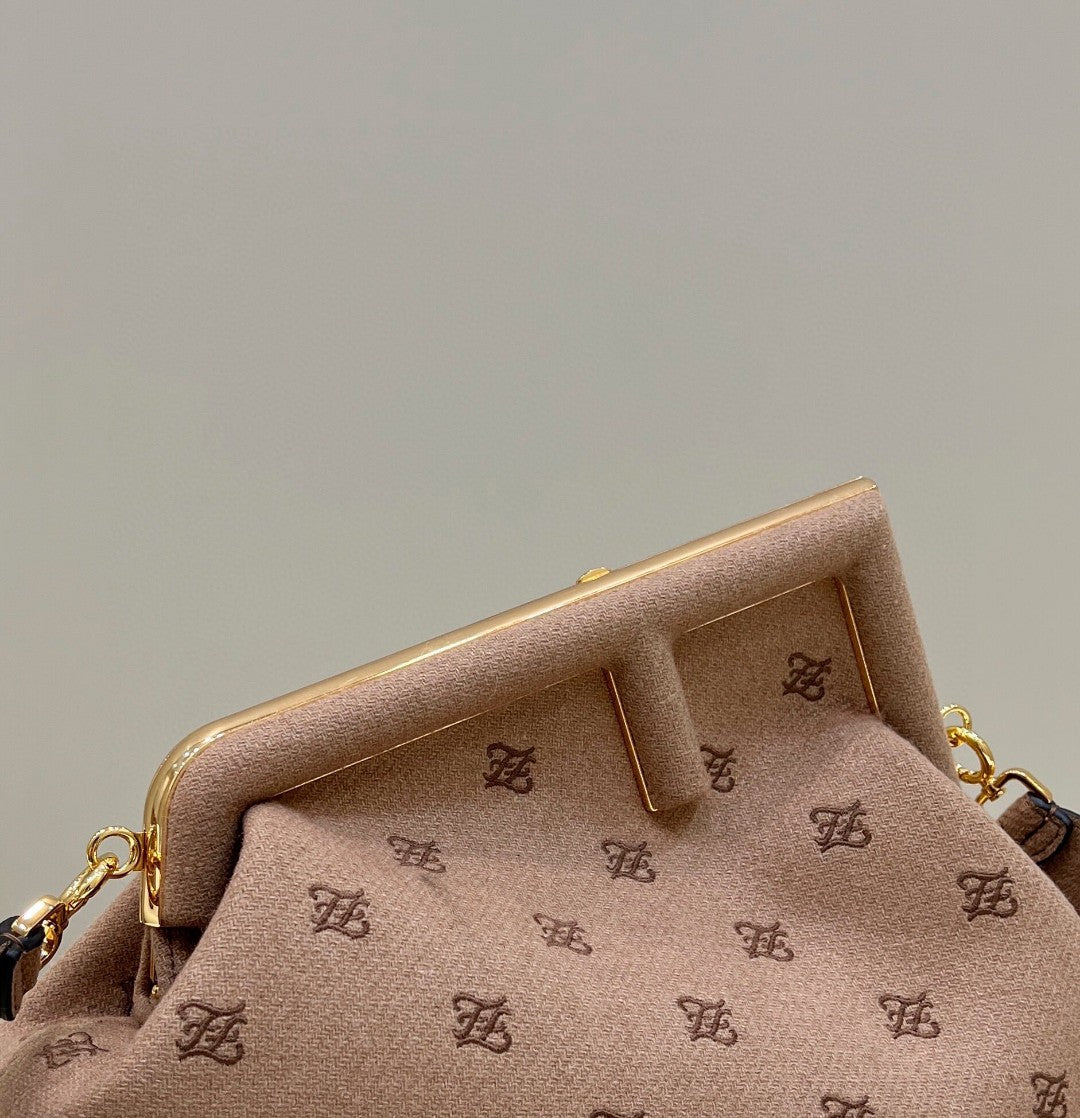 FI First Medium Brown Bag For Woman 32cm/12.5in