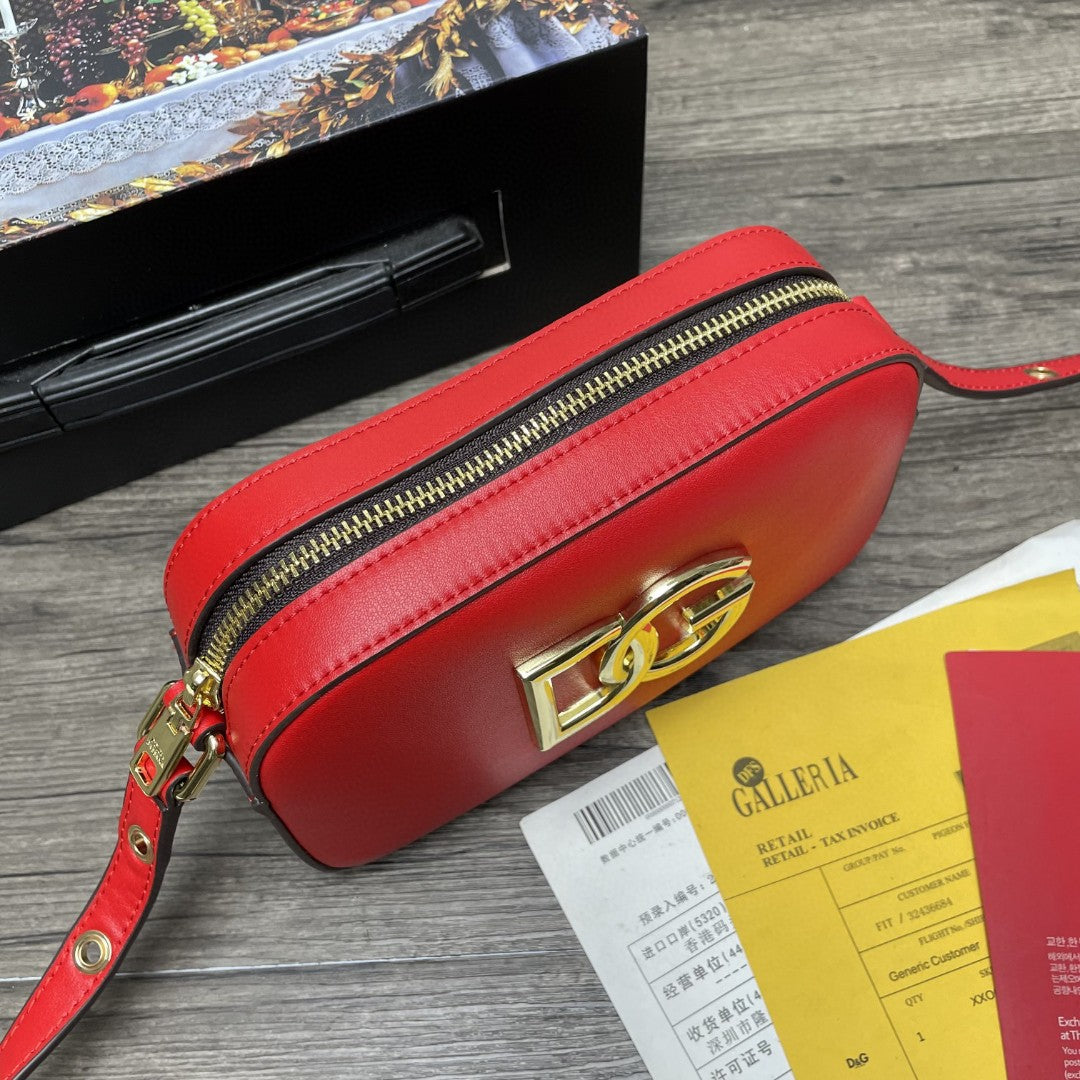 DG Crossbody 3.5 Bag Red For Women 7.5in/19cm DG