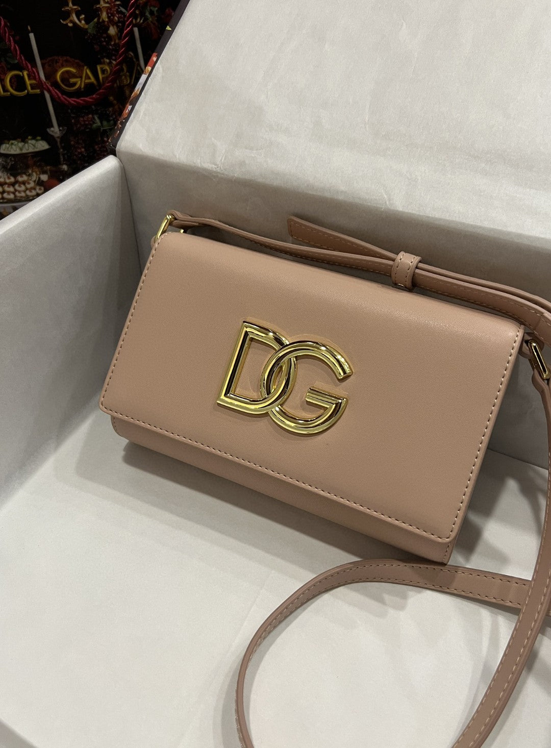 DG 3.5 Clutch Beige For Women 8.3in/21cm DG