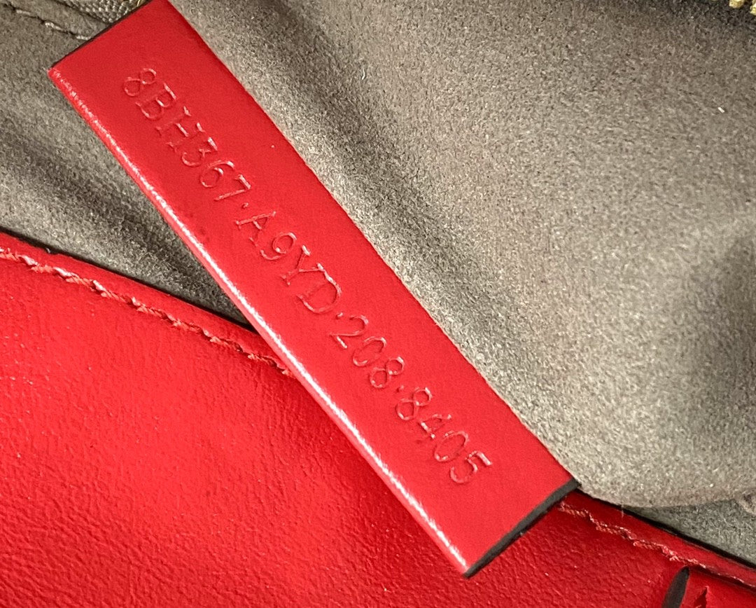 FI Small FF Tote Shoulder Red Bag For Woman 30cm/12in