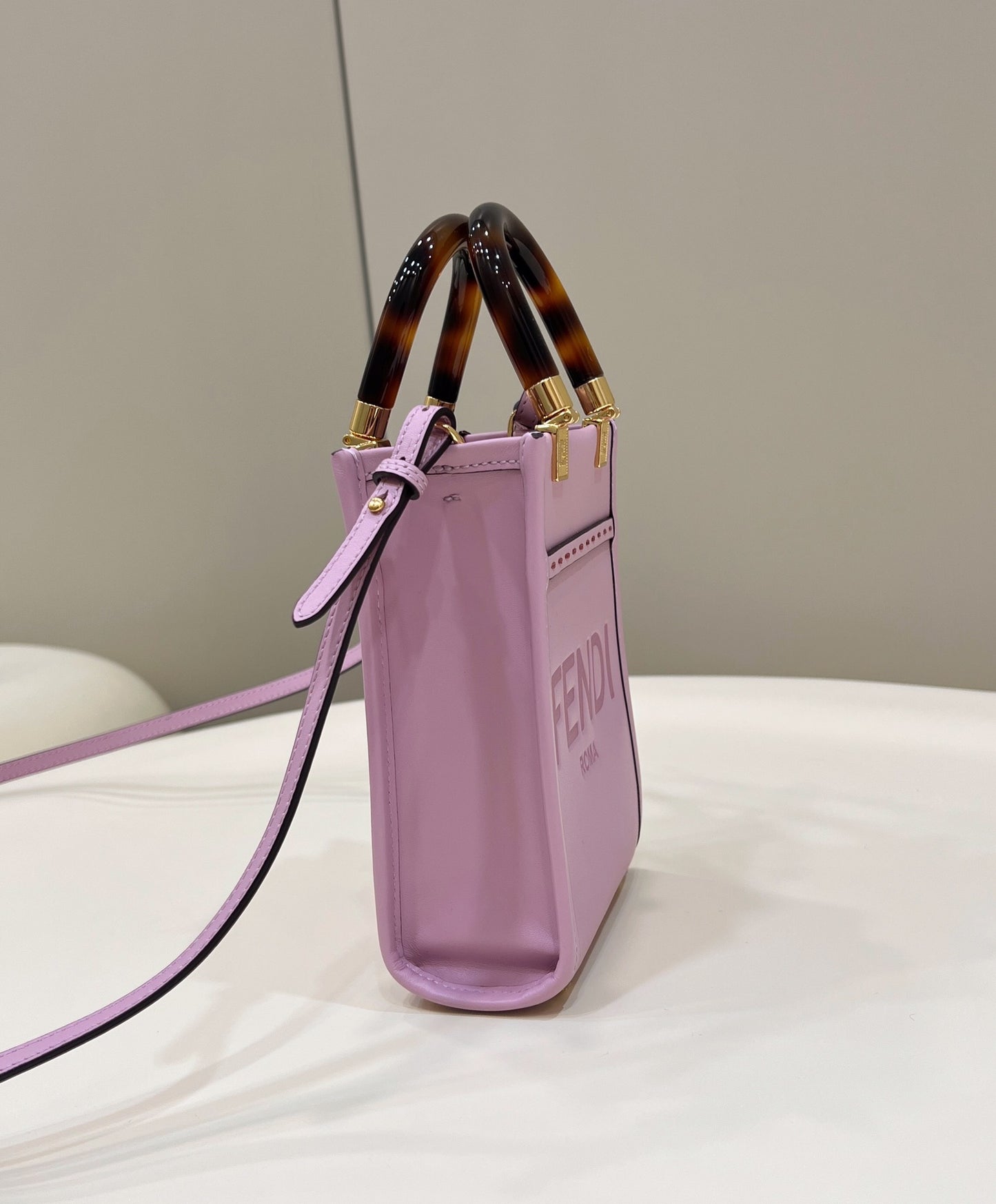 FI Sunshine Shopper Lilac Mini Bag For Woman 13cm/5in