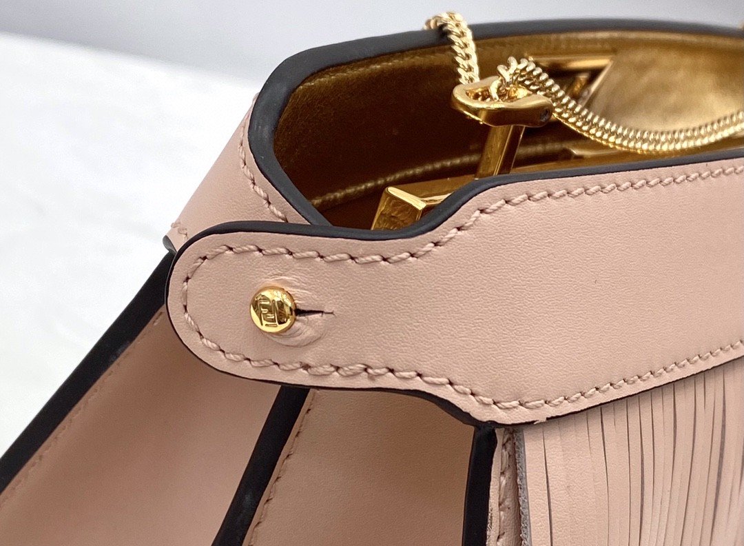 FI Peekaboo Small Iseeu Pochette Pink Bag For Woman 21cm/8in