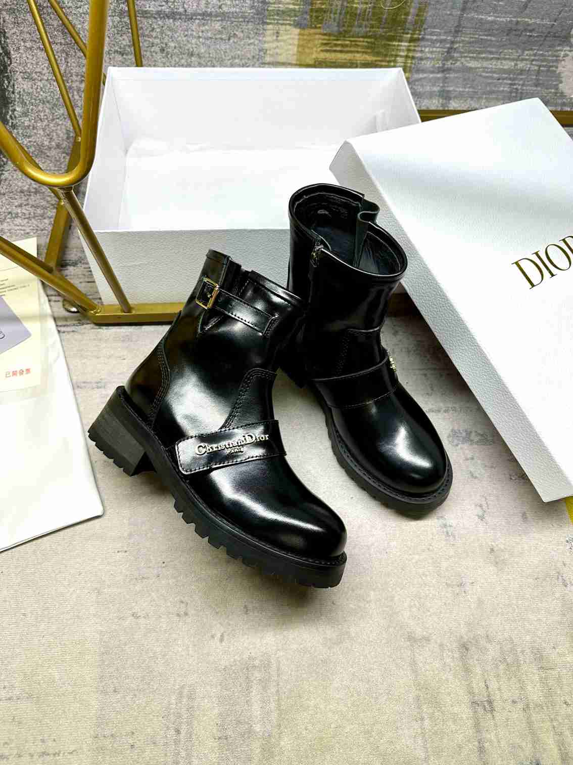 DIOR D QUEST ANKLE BOOT BLACK KDT070VEA S900