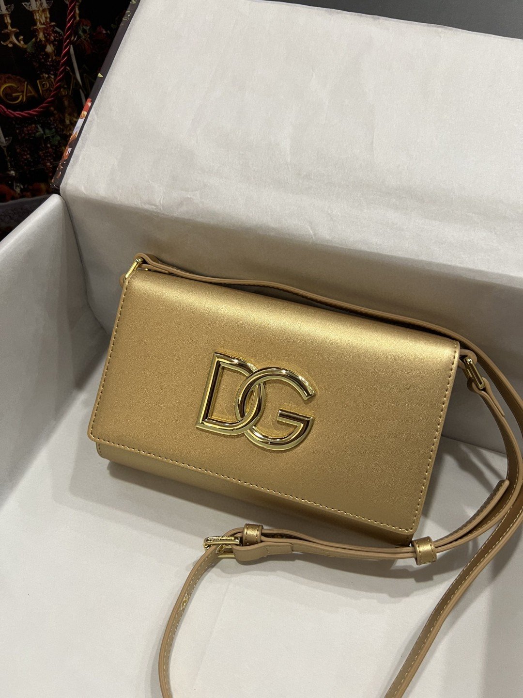 DG 3.5 Clutch Gold For Women 8.3in/21cm DG
