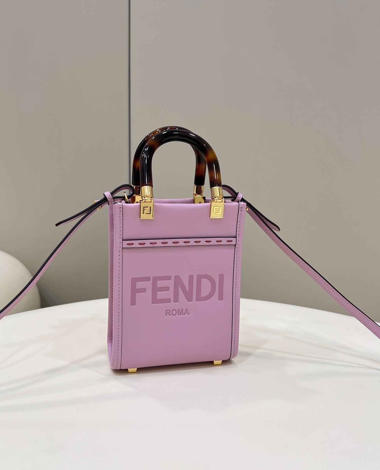 FI Sunshine Shopper Lilac Mini Bag For Woman 13cm/5in