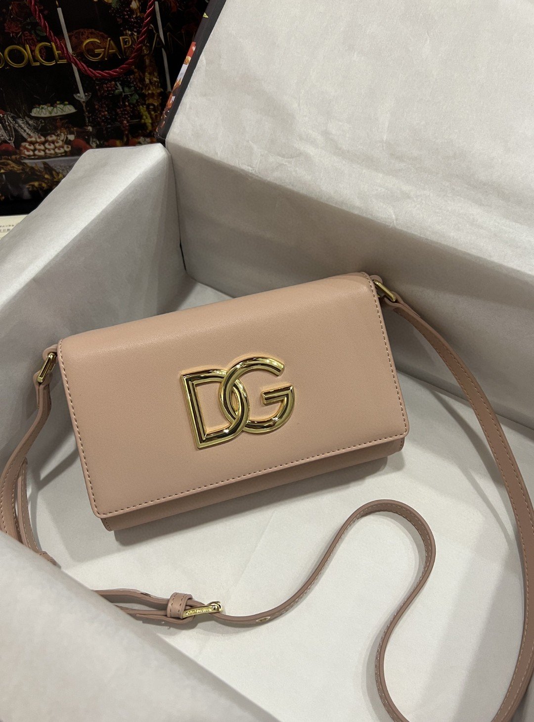 DG 3.5 Clutch Beige For Women 8.3in/21cm DG