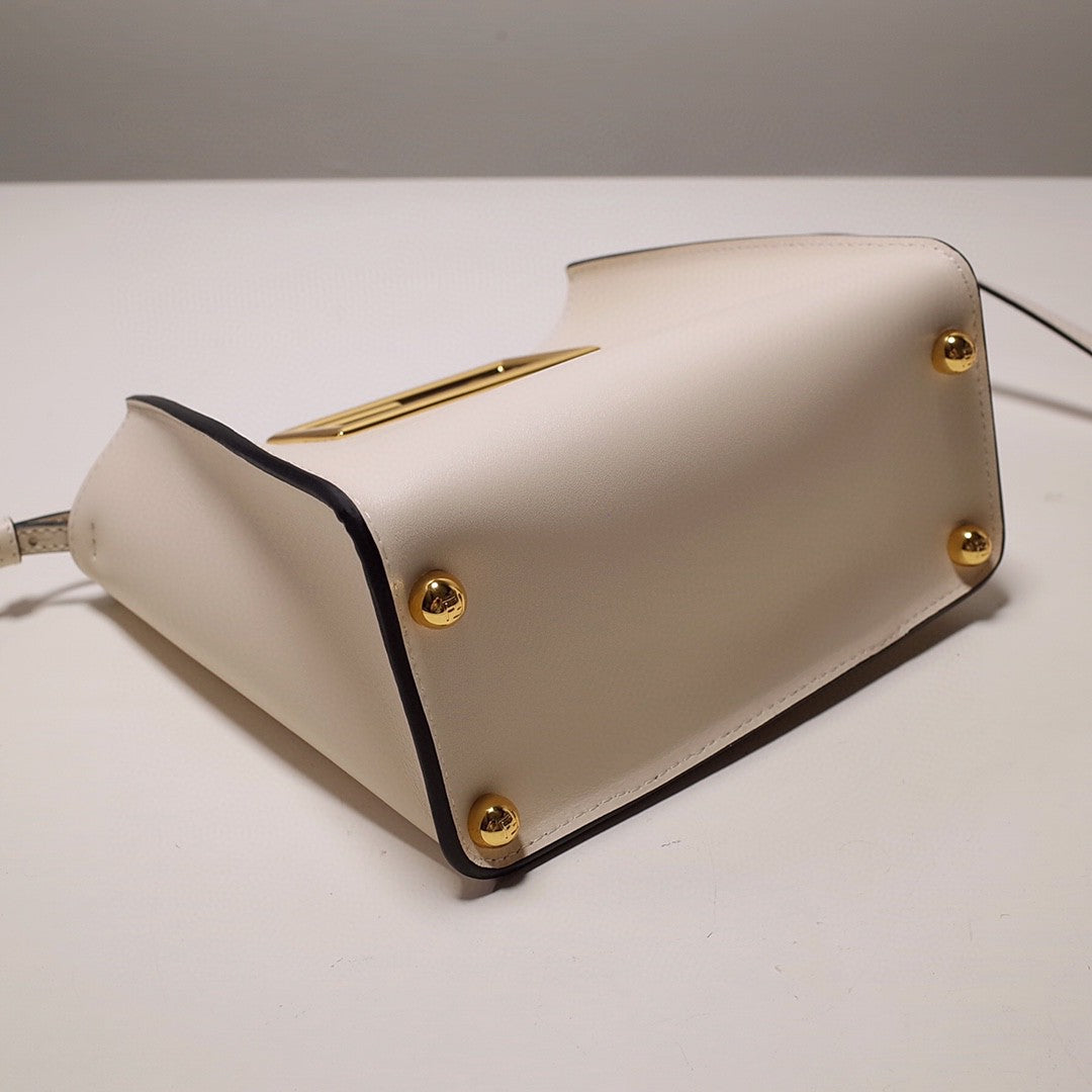 FI Way Small White Bag For Woman 17.5cm/7in
