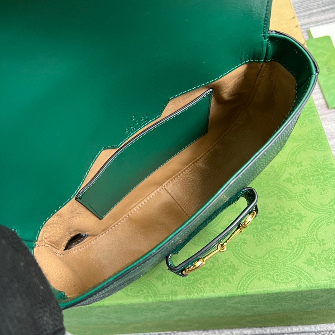 gg Horsebit 1955 Lizard Mini Bag Green For Women, Women’s Bags 8in/20cm gg 675801 LUZ0G 3154