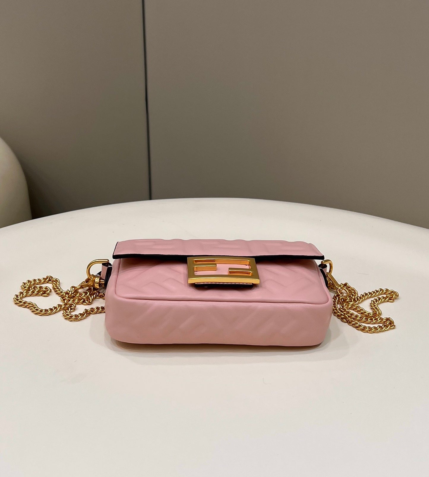 FI Baguette Pink For Women, Women’s Handbags, Shoulder And Crossbody Bags 7.5in/19cm FF 8BS017