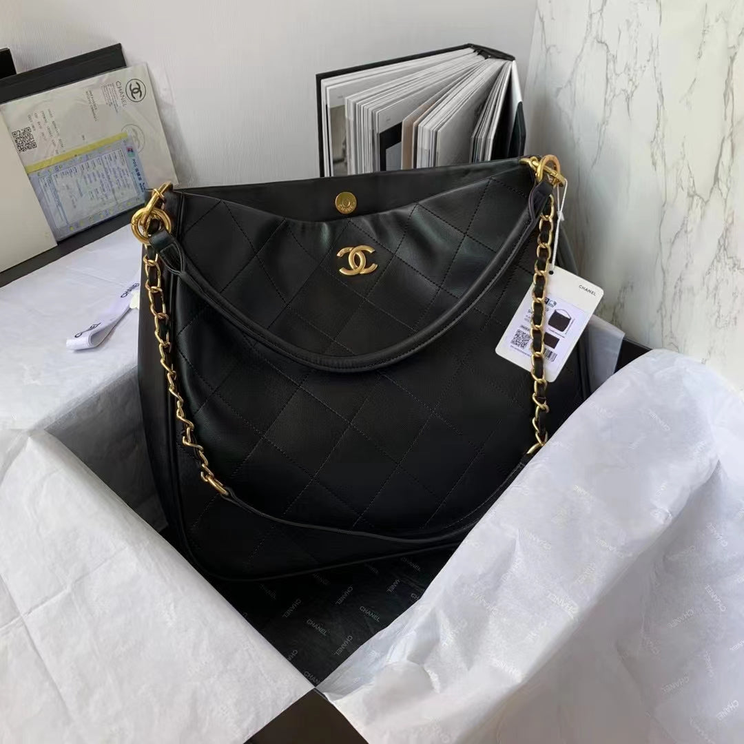 ChanelShopping Bags Black For Women, Women’s Bags 13in/30.5cm