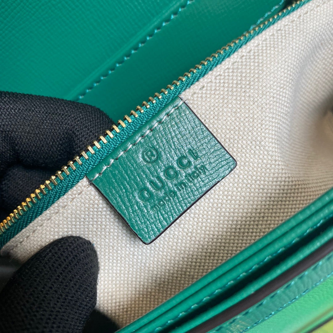 gg Horsebit 1955 Shoulder Bag Green For Women, Women’s Bags 9.8in/25cm gg