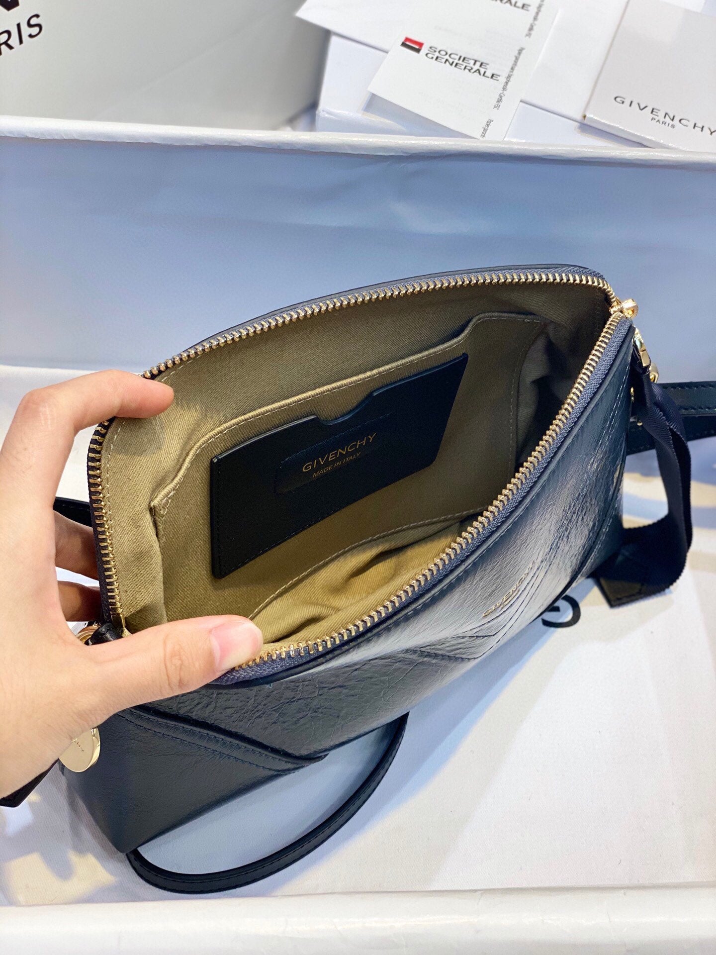 gv AAA Quality Messenger Bag Blue For Women, Handbags, Shoulder And Crossbody Bags 9.8in/25cm GVC