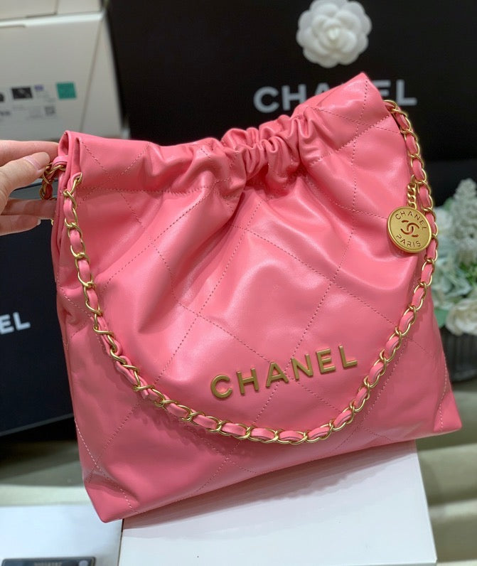 CHL 22 Handbag Coral PiNike For Women 14.4 in/37cm AS3261 B08037 NH621