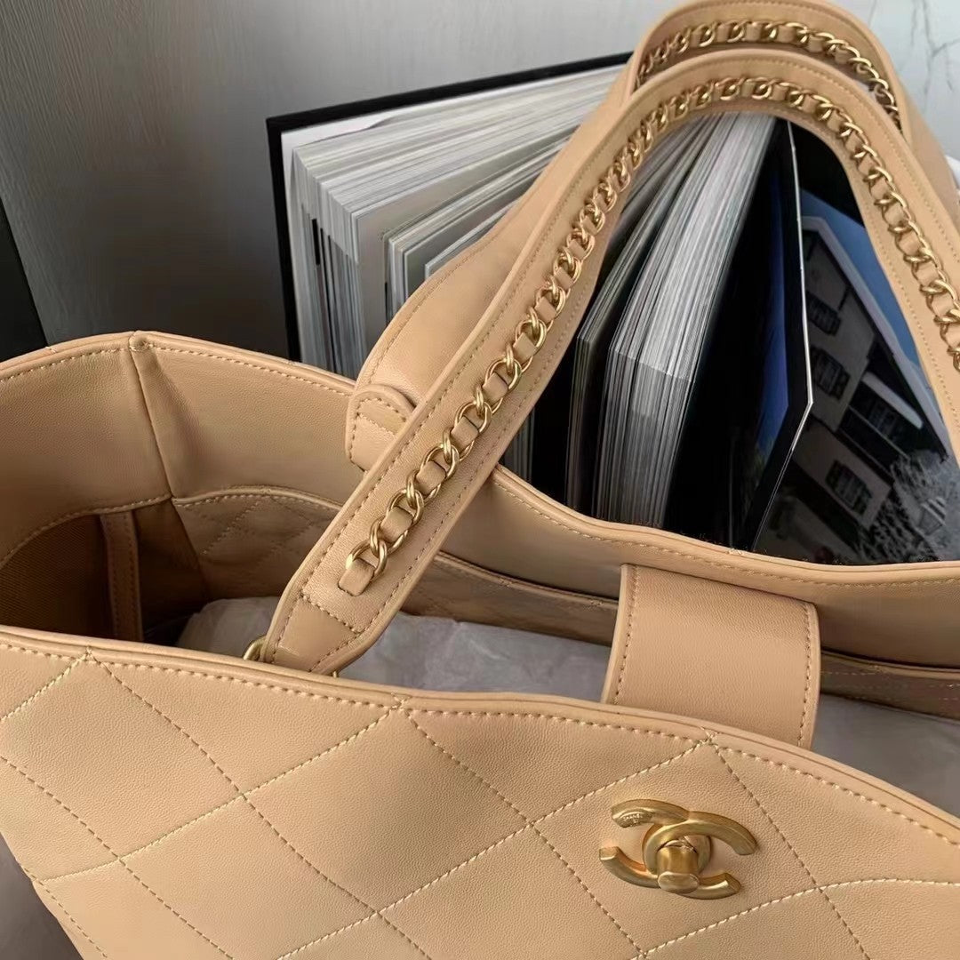 ChanelShopping Bag Beige For Women, Women’s Bags 14.4in/37cm