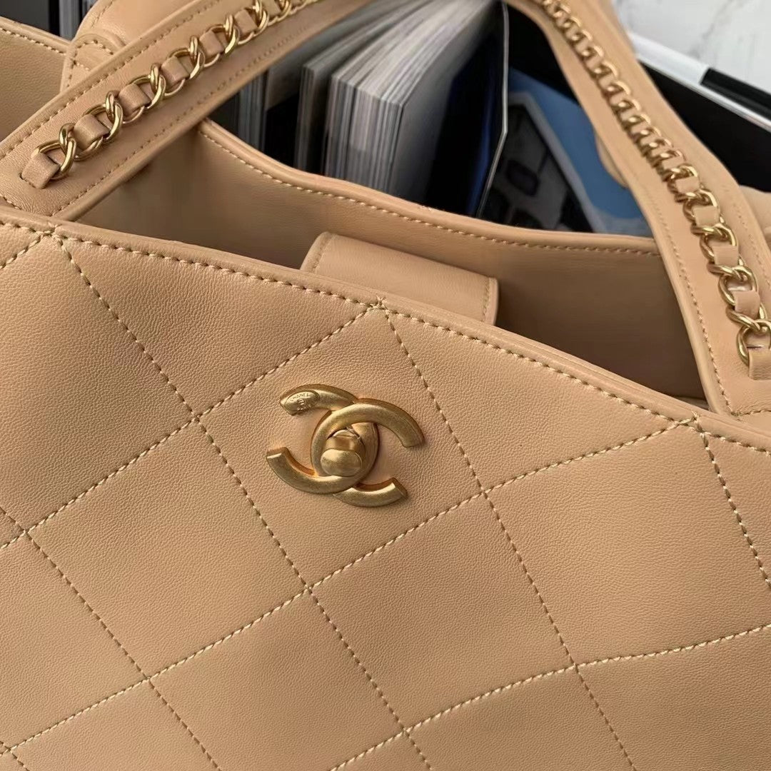 ChanelShopping Bag Beige For Women, Women’s Bags 14.4in/37cm