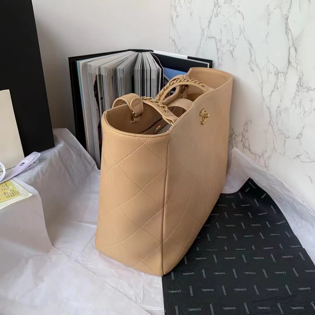ChanelShopping Bag Beige For Women, Women’s Bags 14.4in/37cm