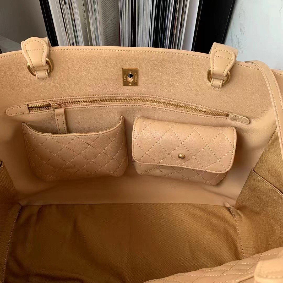ChanelShopping Bag Beige For Women, Women’s Bags 14.4in/37cm