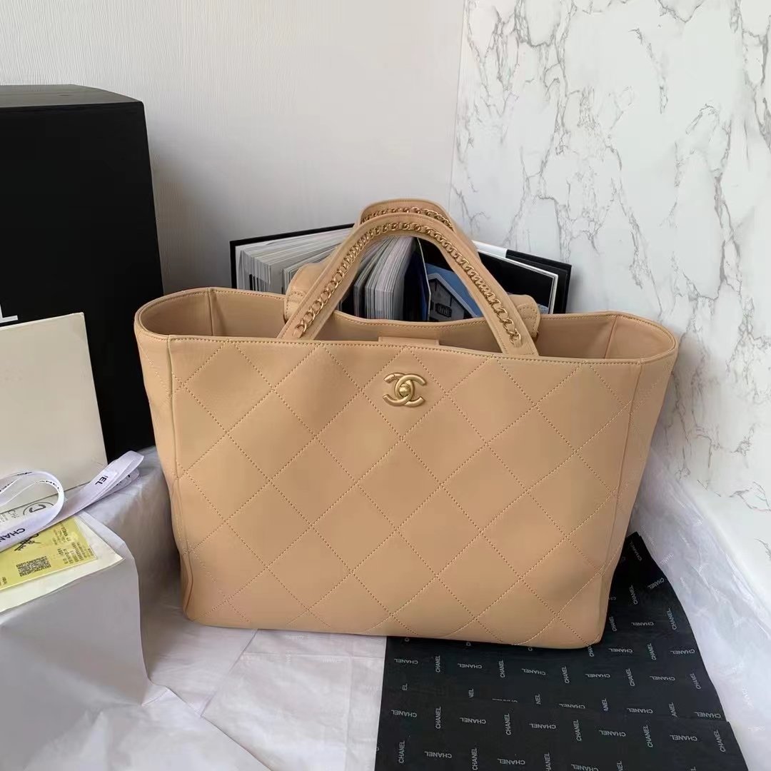 ChanelShopping Bag Beige For Women, Women’s Bags 14.4in/37cm