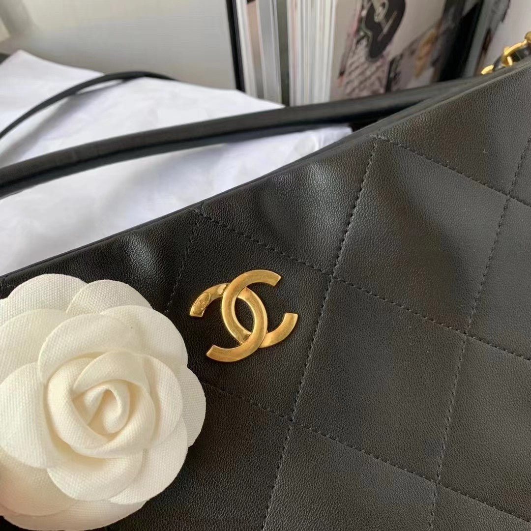 ChanelShopping Bags Black For Women, Women’s Bags 13in/30.5cm