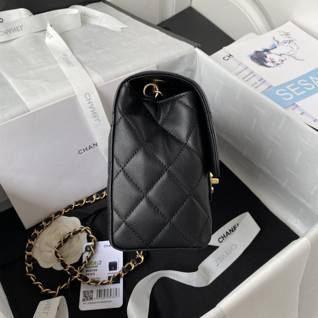 ChanelMini Flap Bag Black For Women, Women’s Bags 6.7in/17cm