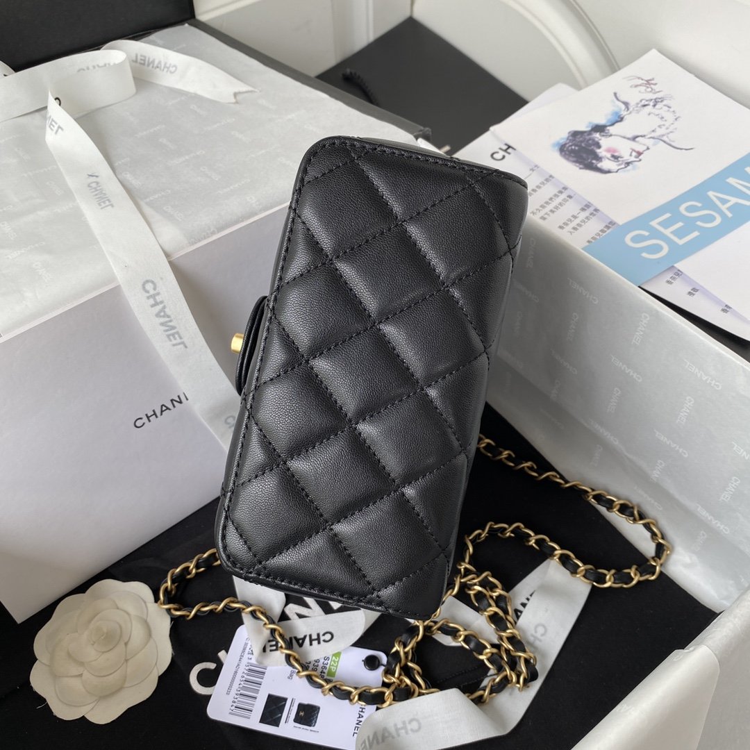 ChanelMini Flap Bag Black For Women, Women’s Bags 6.7in/17cm