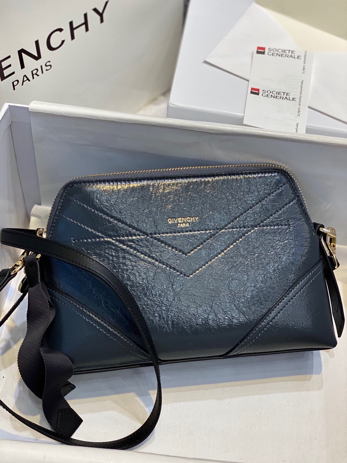 gv AAA Quality Messenger Bag Blue For Women, Handbags, Shoulder And Crossbody Bags 9.8in/25cm GVC